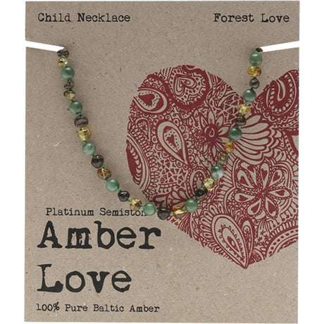Children's Necklace 100% Baltic Amber Forest
