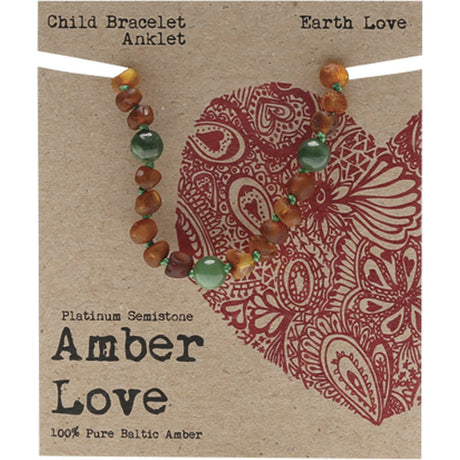 Children's Bracelet/Anklet 100% Baltic Amber Earth