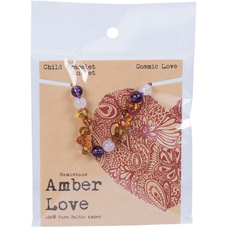 Children's Bracelet/Anklet 100% Baltic Amber Cosmic