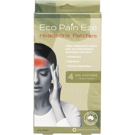 Eco Pain Headache Gel Patches