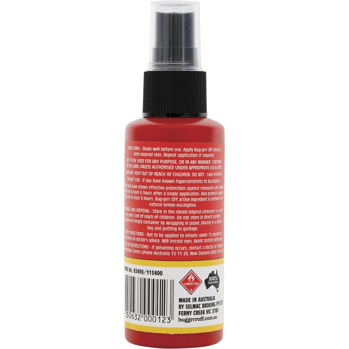 Bug-Grrr Off 100% Natural Insect Repellent Jungle Strength Spray