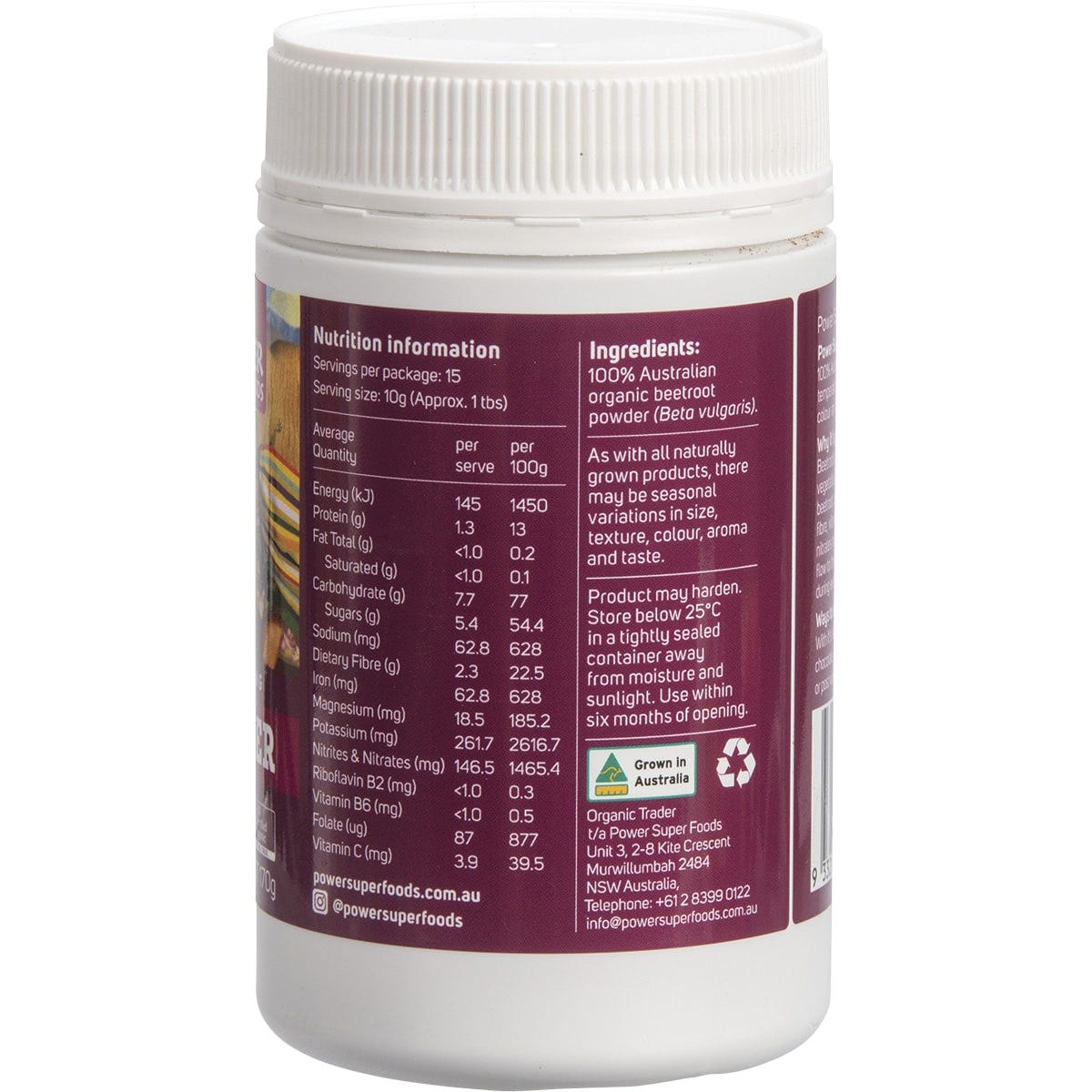 Power Super Foods Beetroot Powder The Origin Series