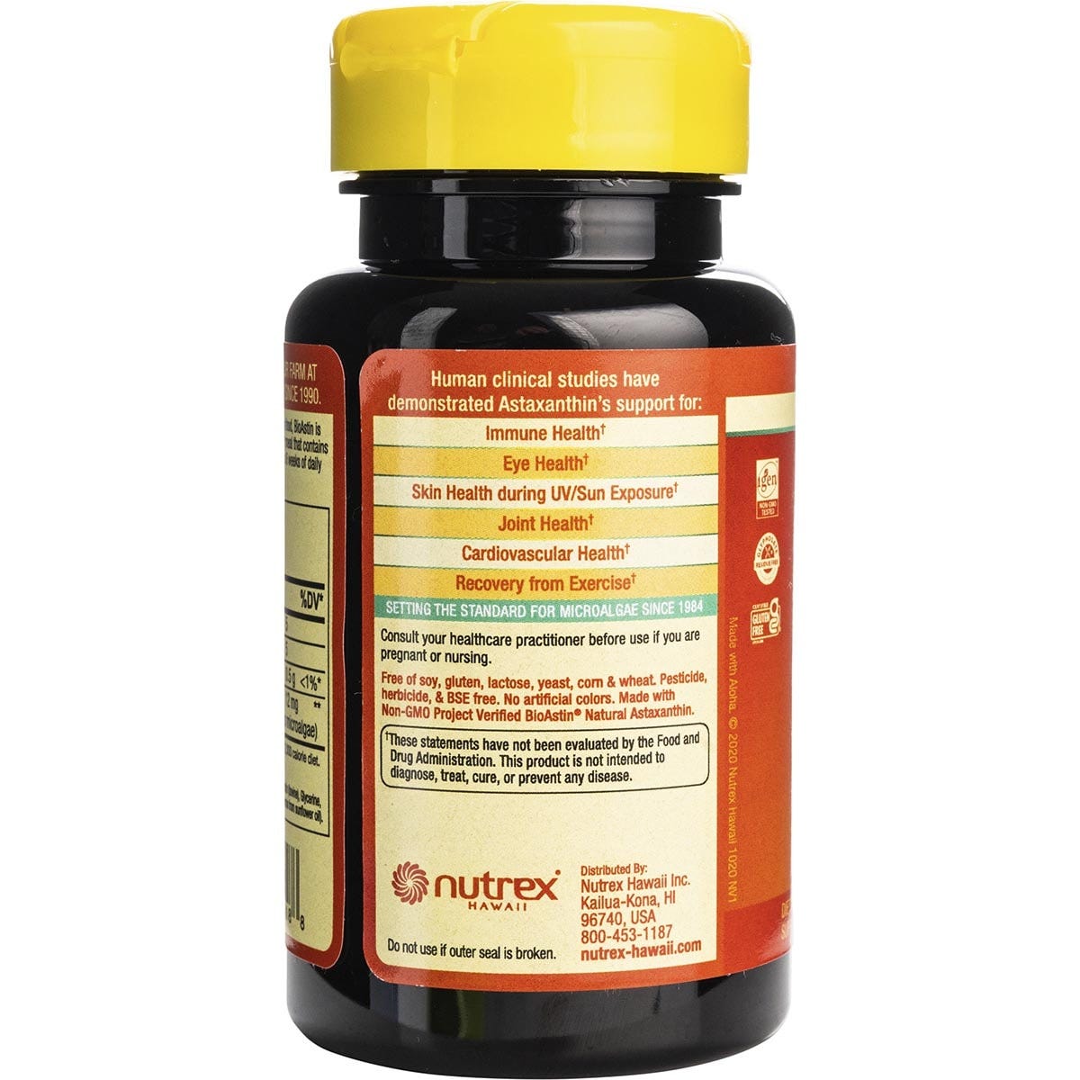 Bioastin Hawaiian Astaxanthin Gel Caps 12mg