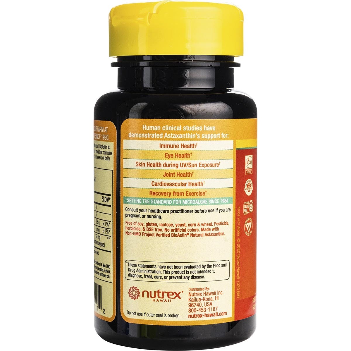 Bioastin Hawaiian Astaxanthin Vegan Caps 12mg