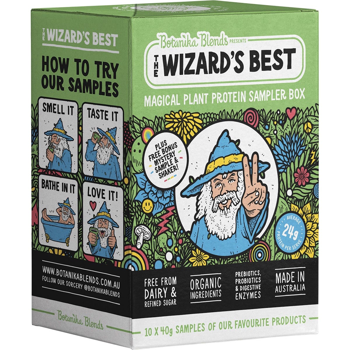 Botanika Blends The Wizard's Best Plant Protein Sampler Box