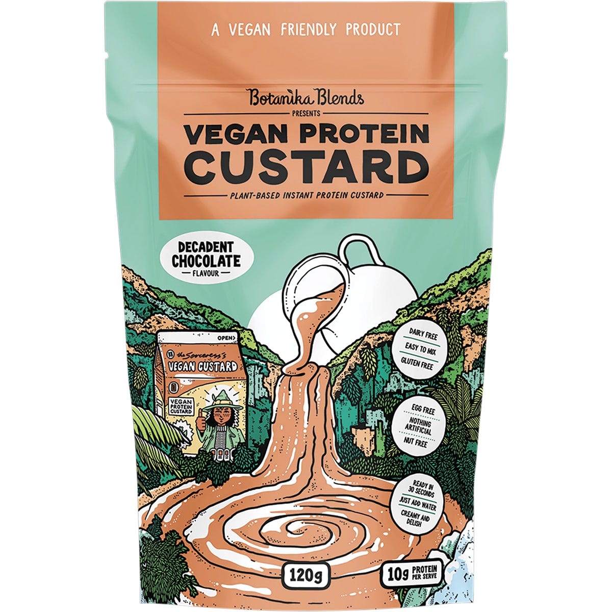Vegan Protein Custard Decadent Chocolate