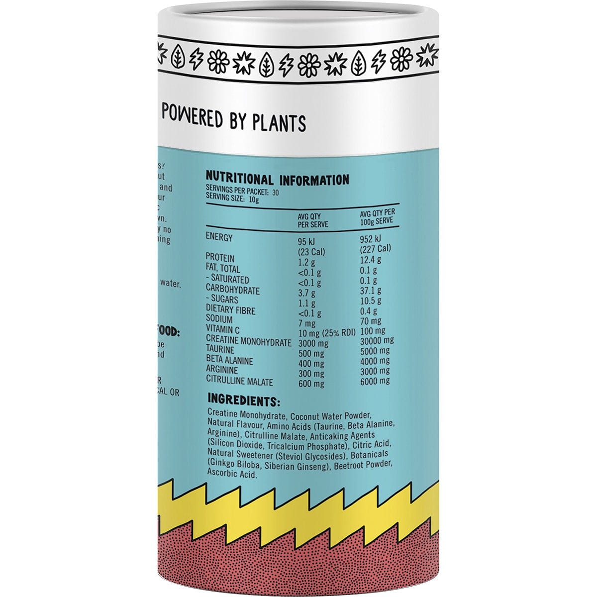 Botanika Blends Power Potion Pre-Workout Powder Strawberry Kiwi