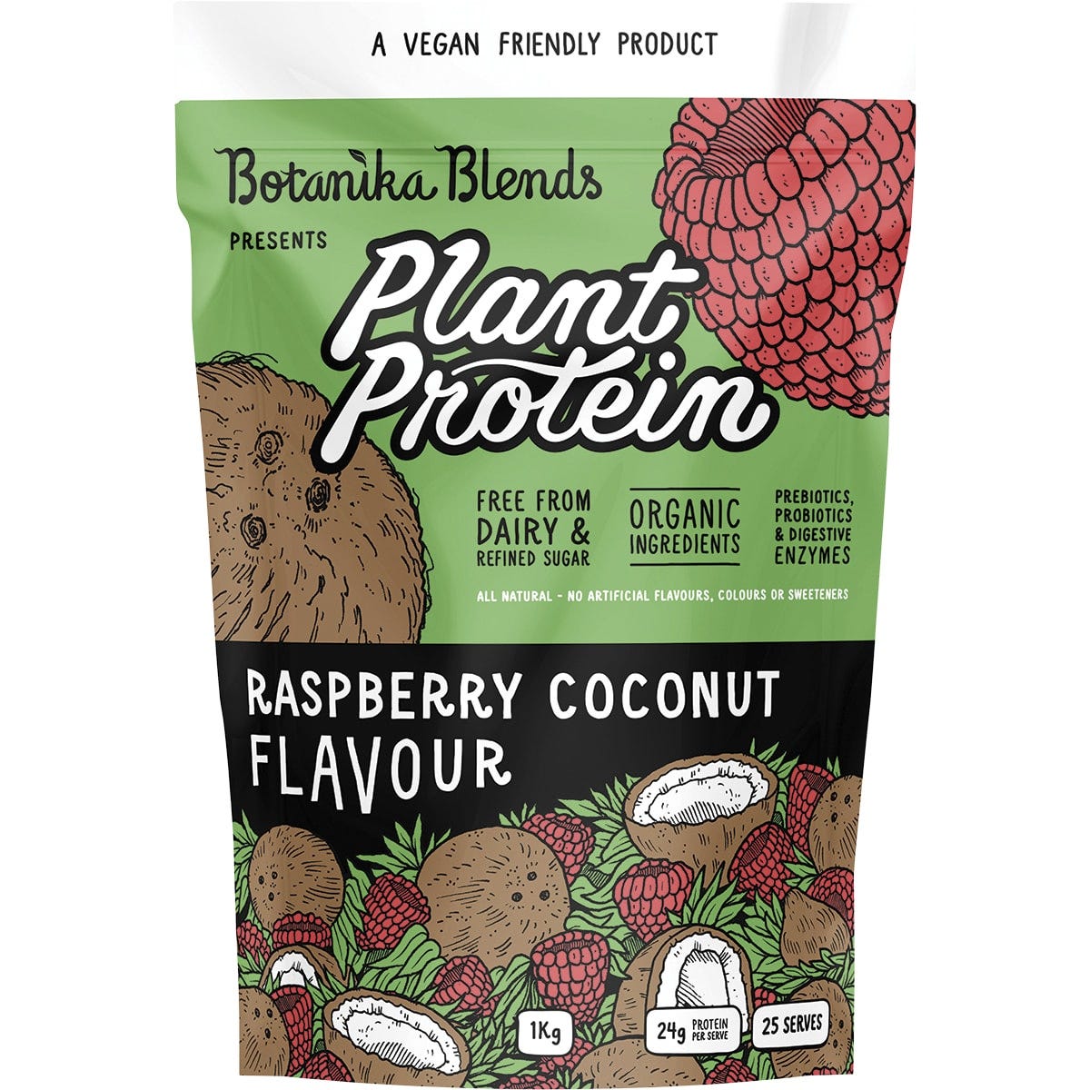 Plant Protein Raspberry Coconut