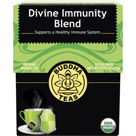 Organic Herbal Tea Bags Divine Immunity Blend