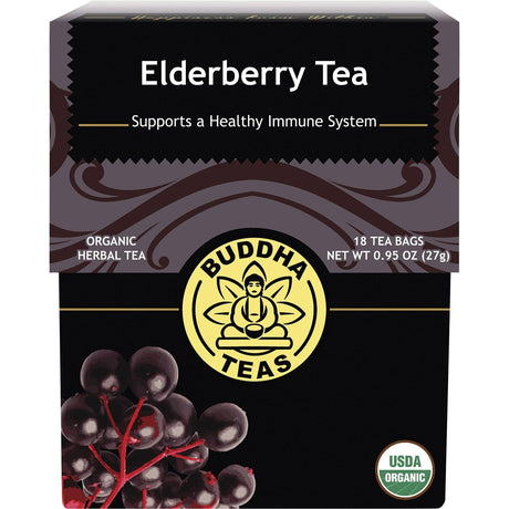 Organic Herbal Tea Bags Elderberry Tea