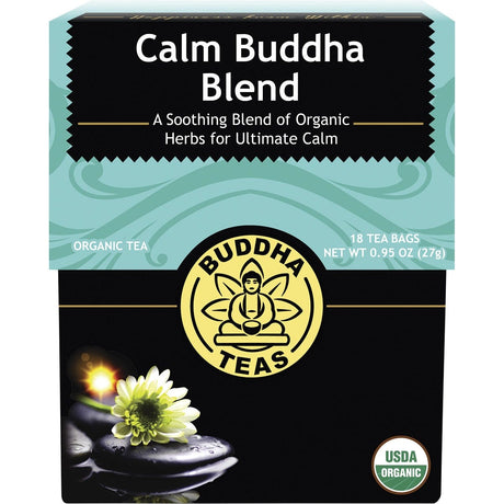 Organic Herbal Tea Bags Calm Buddha Blend