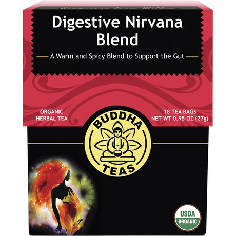 Organic Herbal Tea Bags Digestive Nirvana Blend
