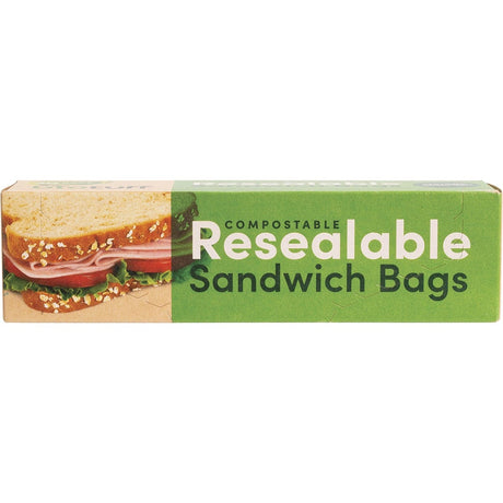 Resealable Sandwich Bags 18x17cm