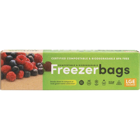 Compostable Freezer Bags Large Bags 6L