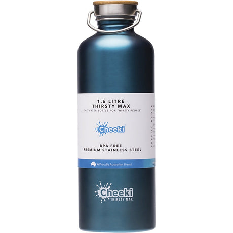 Stainless Steel Bottle Teal 'Thirsty Max'