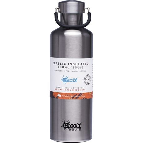 Stainless Steel Bottle Insulated Silver