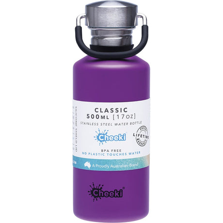 Stainless Steel Bottle Purple