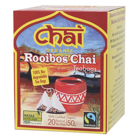 Organic Rooibos Chai Tea Bags