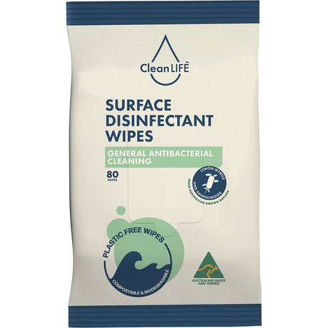 Disinfectant Plastic Free Wipes General Cleaning