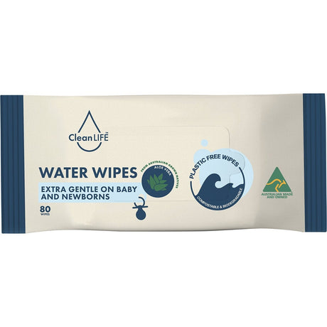 Water Plastic Free Wipes Extra Gentle Baby and Newborns