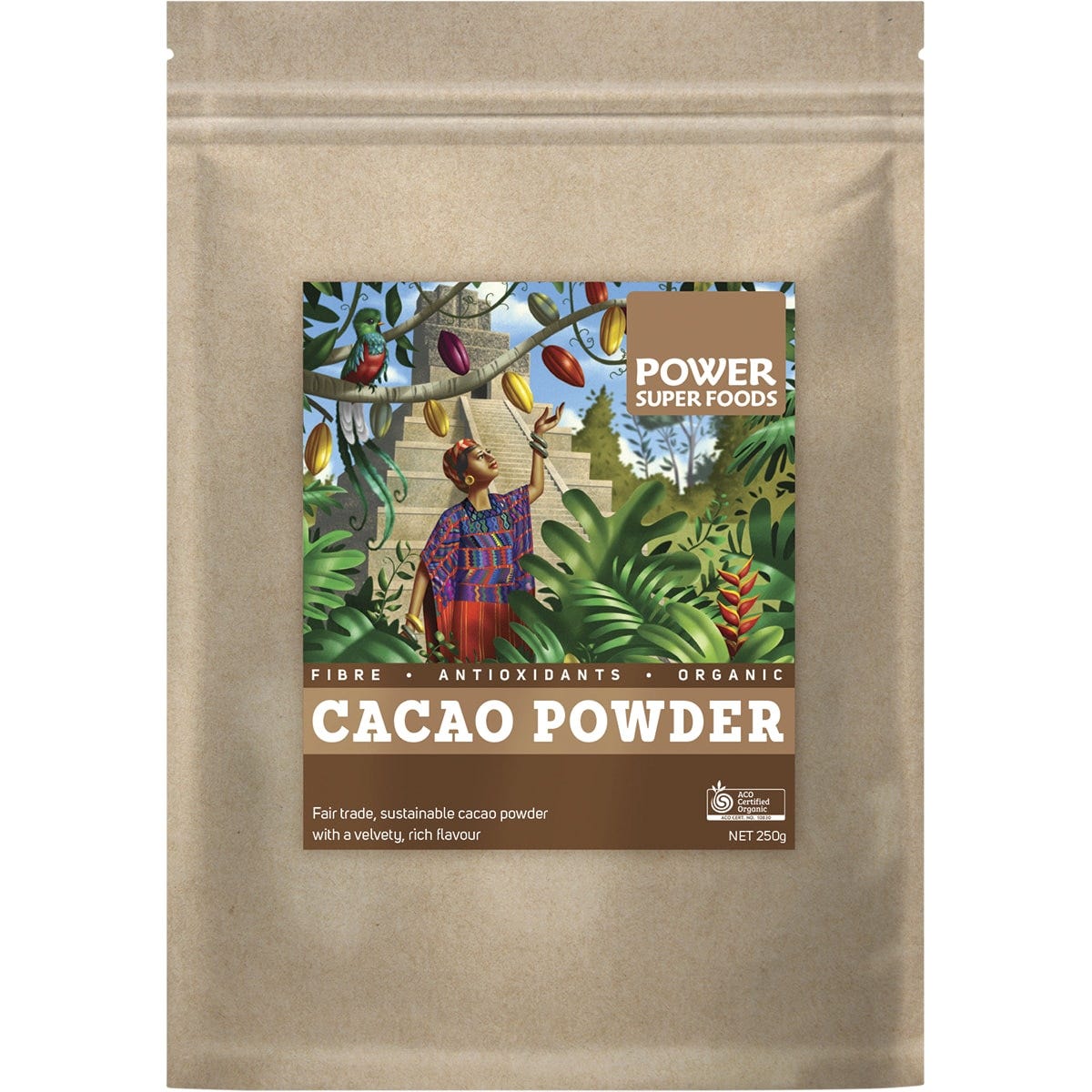 Cacao Powder Kraft Bag