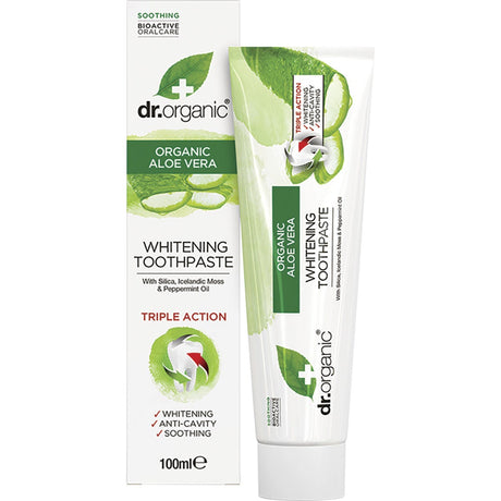 Toothpaste Whitening Organic Aloe Vera