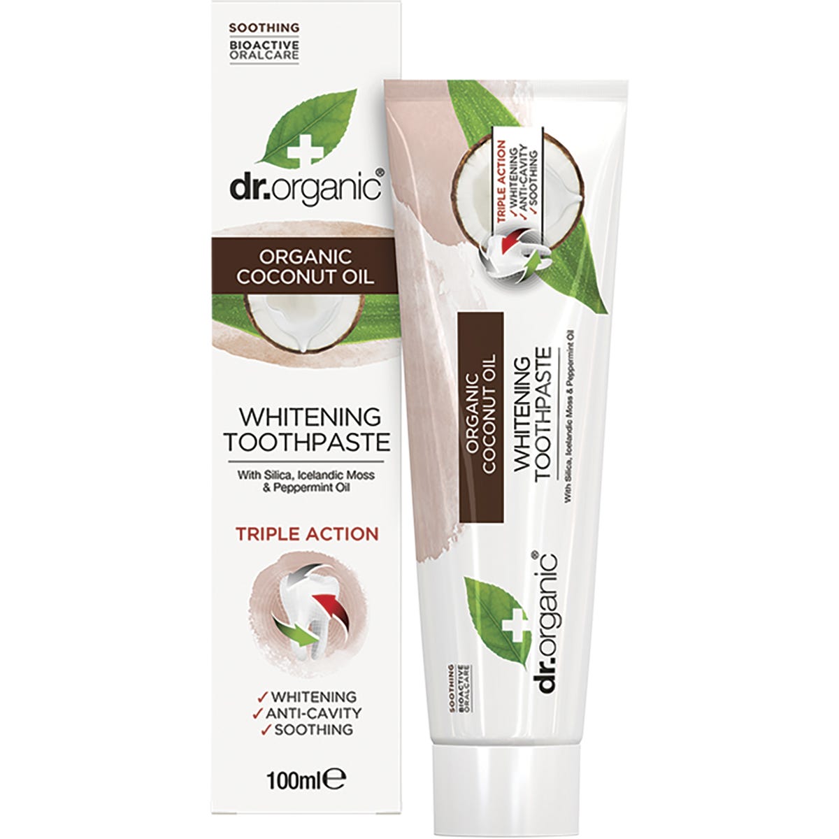Toothpaste Whitening Organic Virgin Coconut Oil