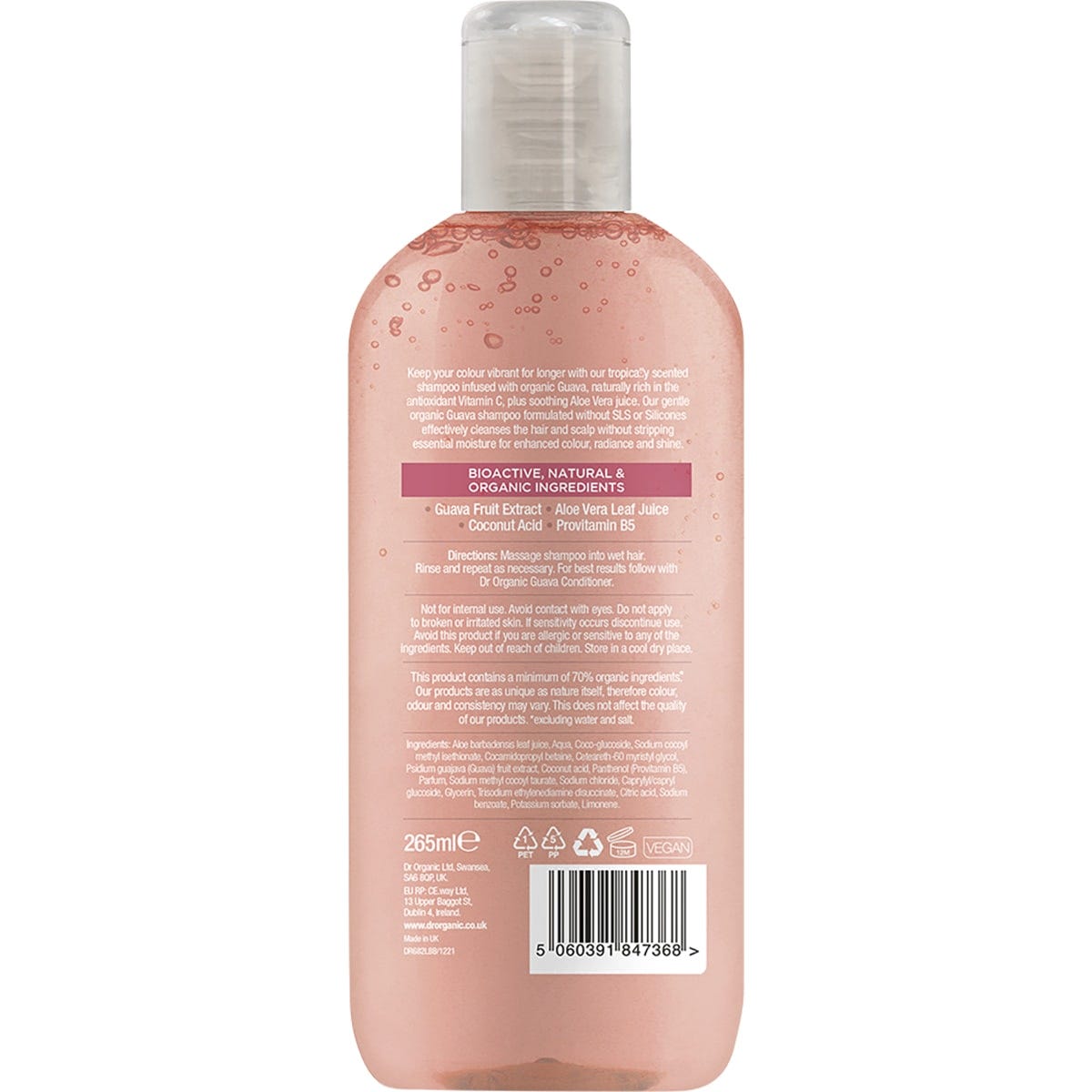 Dr Organic Shampoo Organic Guava