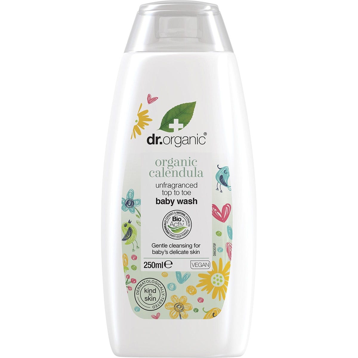 Unfragranced Top To Toe Baby Wash Organic Calendula