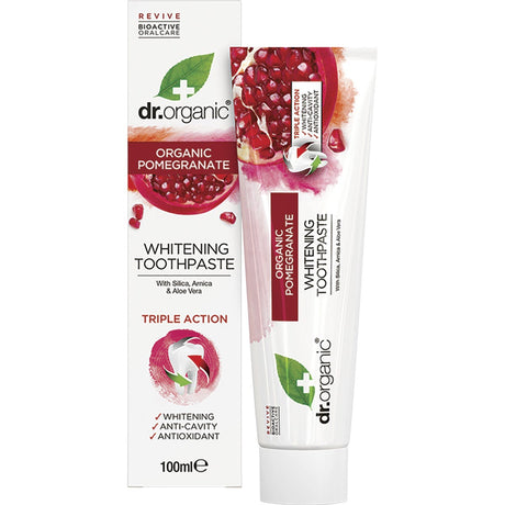 Toothpaste Whitening Organic Pomegranate
