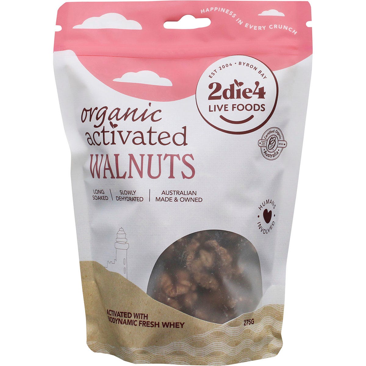Organic Activated Walnuts Activated with Fresh Whey