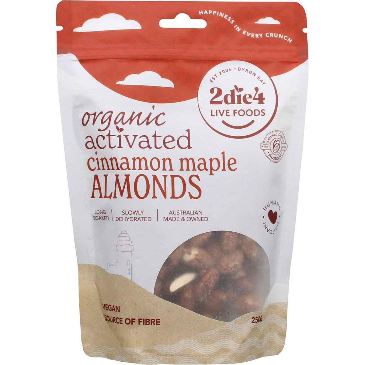 Organic Activated Almonds Cinnamon Maple