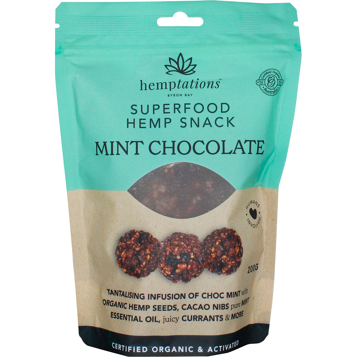 Hemptations Superfood Hemp Snack Mint Chocolate