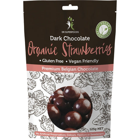 Strawberries Organic Dark Chocolate