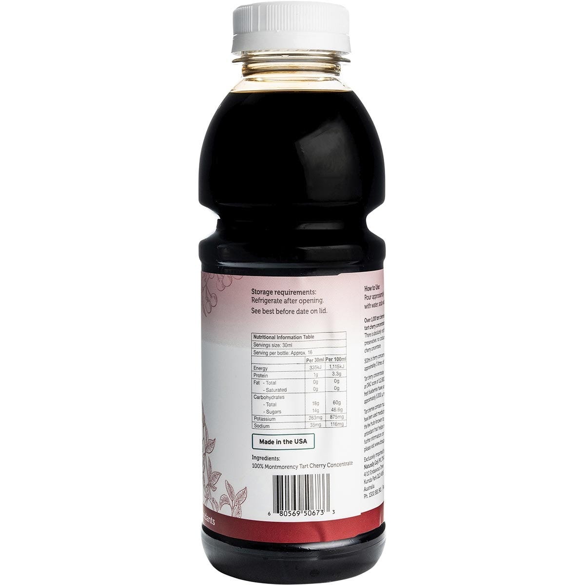 Dr Superfoods Tart Cherry Concentrate