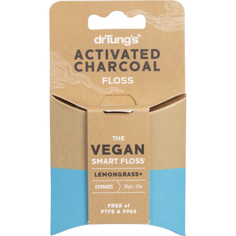 Smart Vegan Dental Floss Charcoal Lemongrass