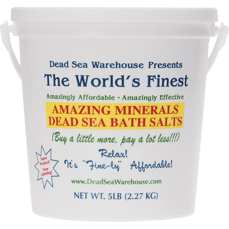 Dead Sea Bath Salts Bucket