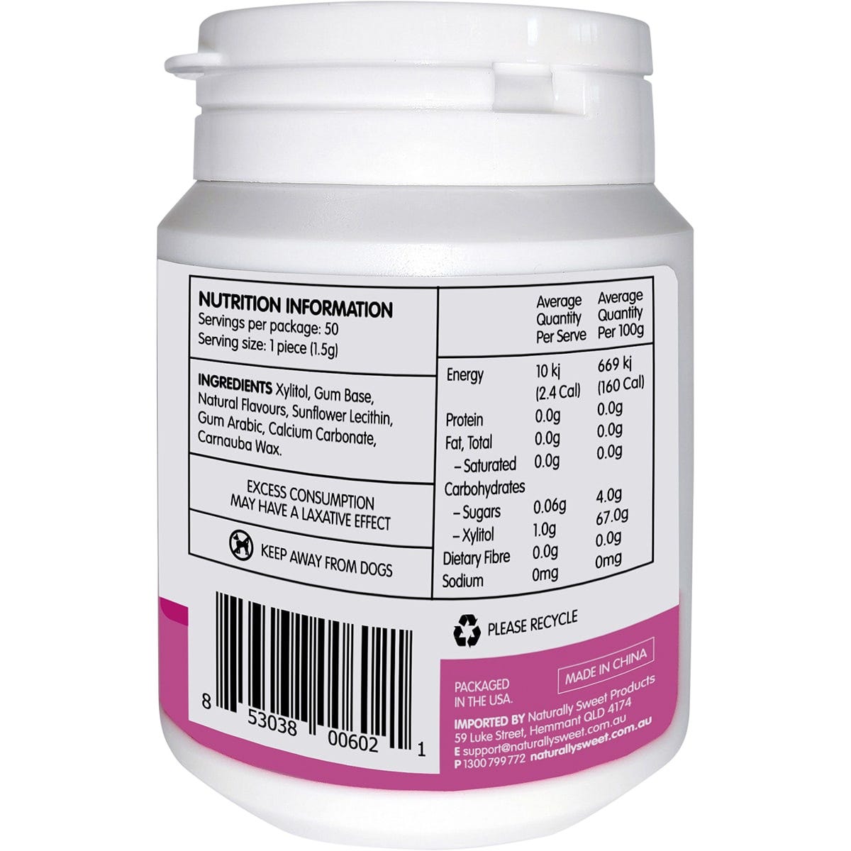 Epic Xylitol Chewing Gum Bubblegum