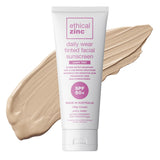 Ethical Zinc Daily Wear Tinted Facial Sunscreen Light Tint SPF 50+