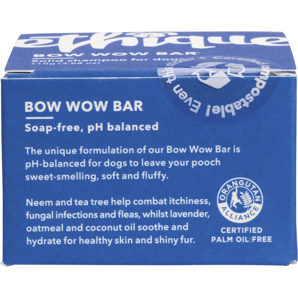 Ethique Dogs Solid Shampoo Bow Wow Bar