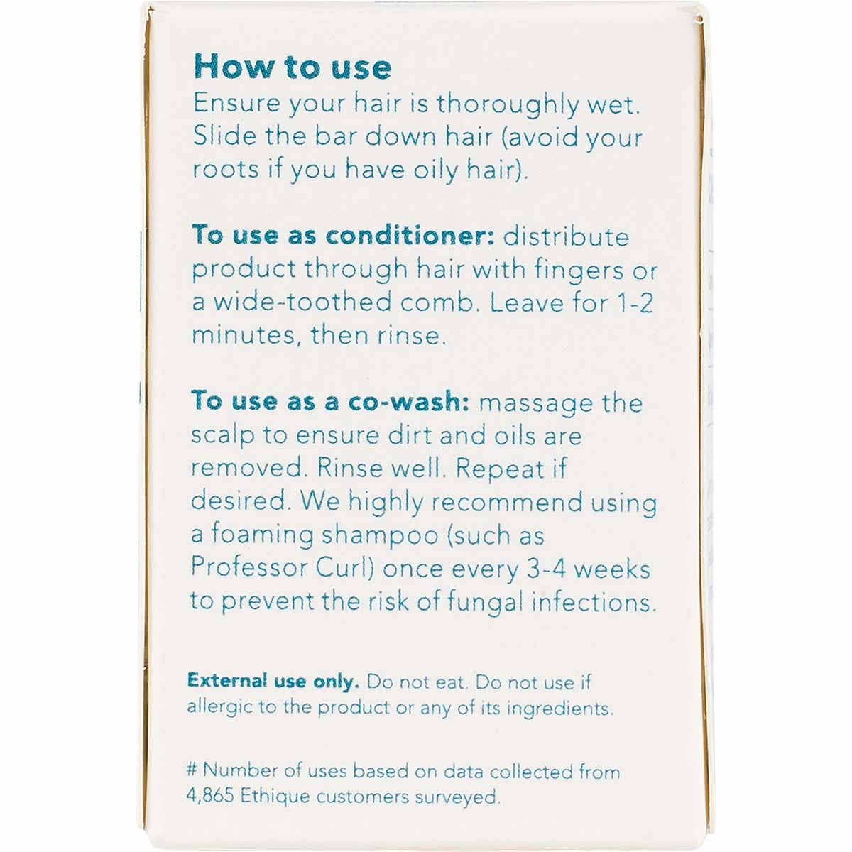 Ethique Solid Conditioner & Co-Wash Bar Curliosity