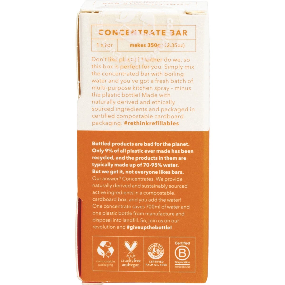 Ethique Multi purpose Kitchen Spray Concentrate Sweet Orange