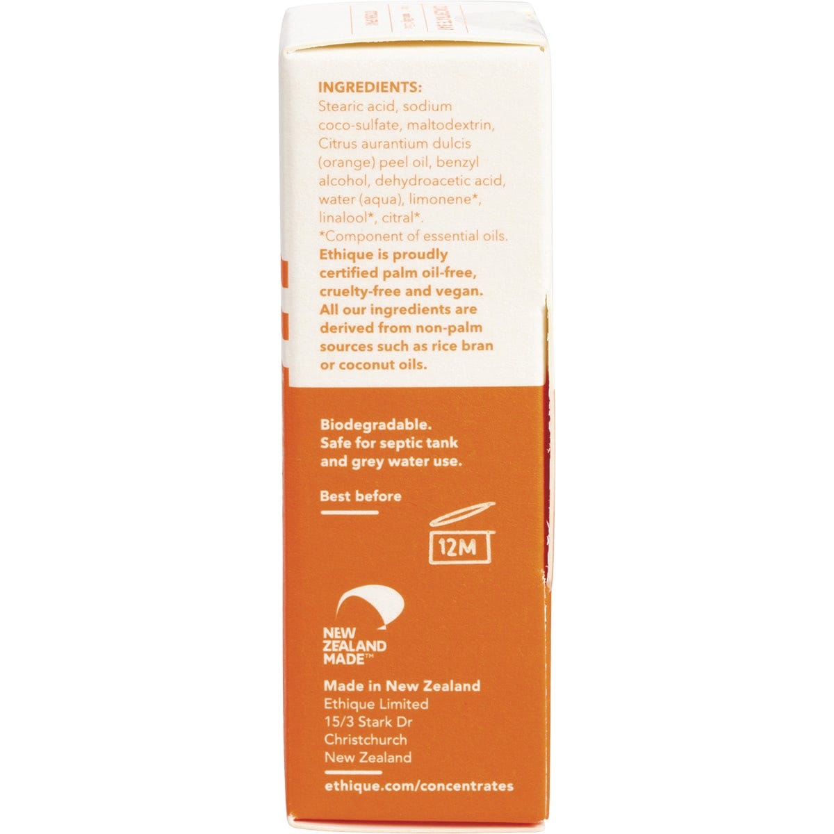 Ethique Multi purpose Kitchen Spray Concentrate Sweet Orange