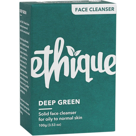 Solid Face Cleanser Bar Deep Green