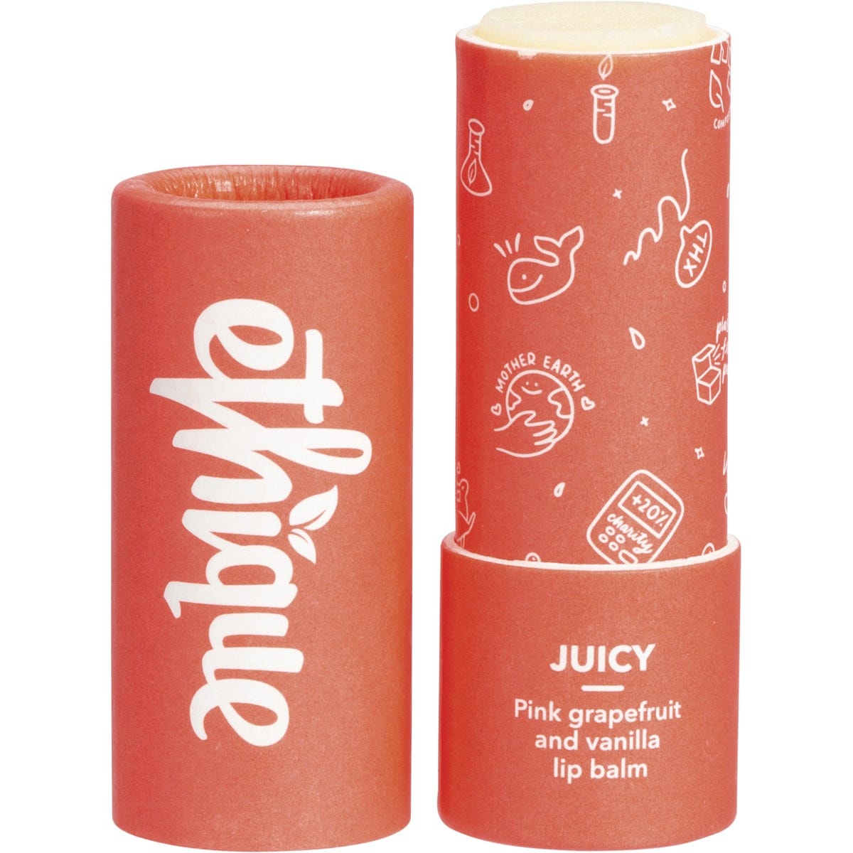 Ethique Lip Balm Juicy Pink Grapefruit & Vanilla