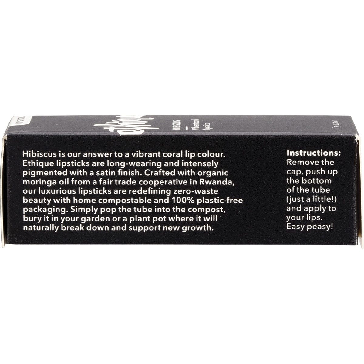 Ethique Lipstick Hibiscus Vibrant Coral