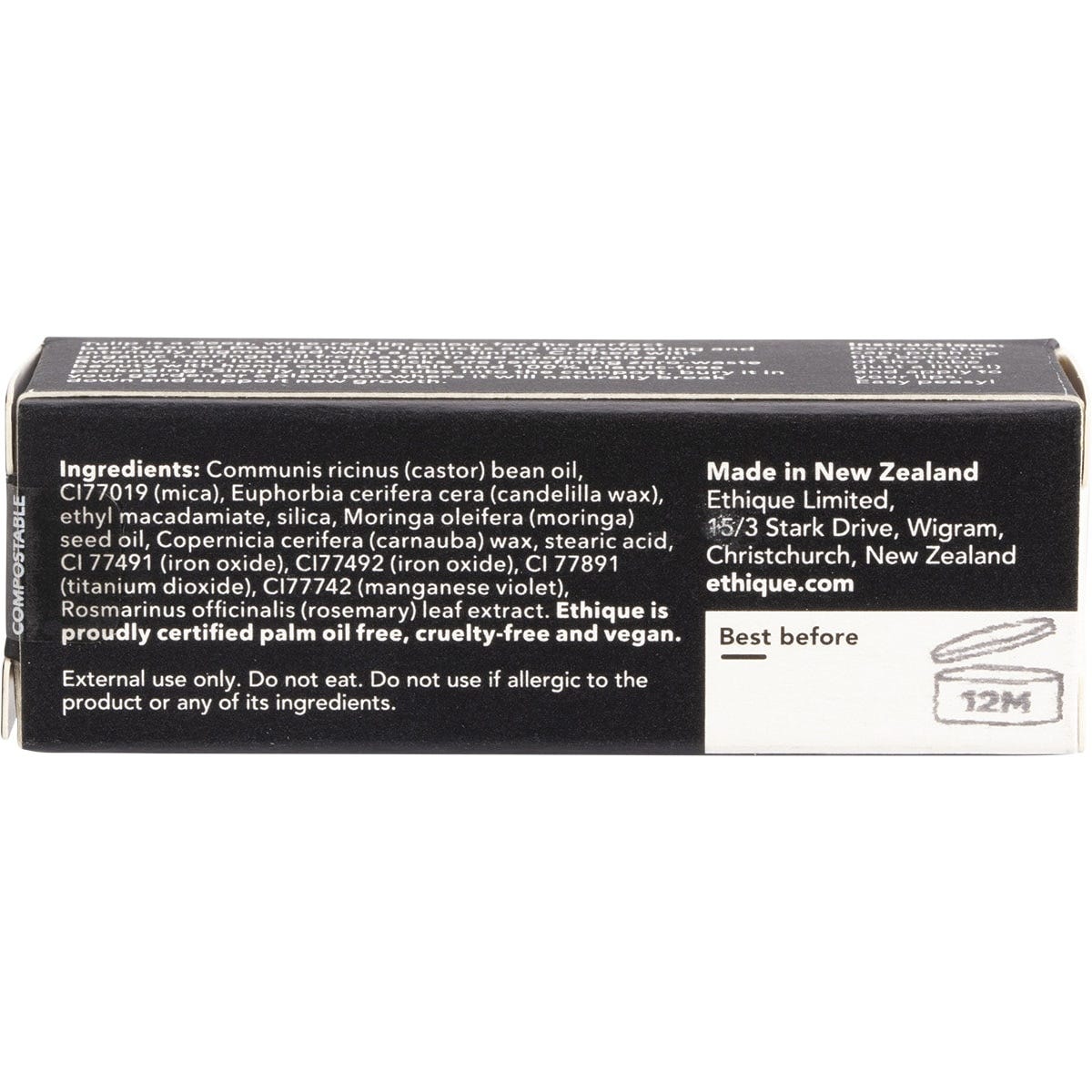 Ethique Lipstick Tulip Deep Berry