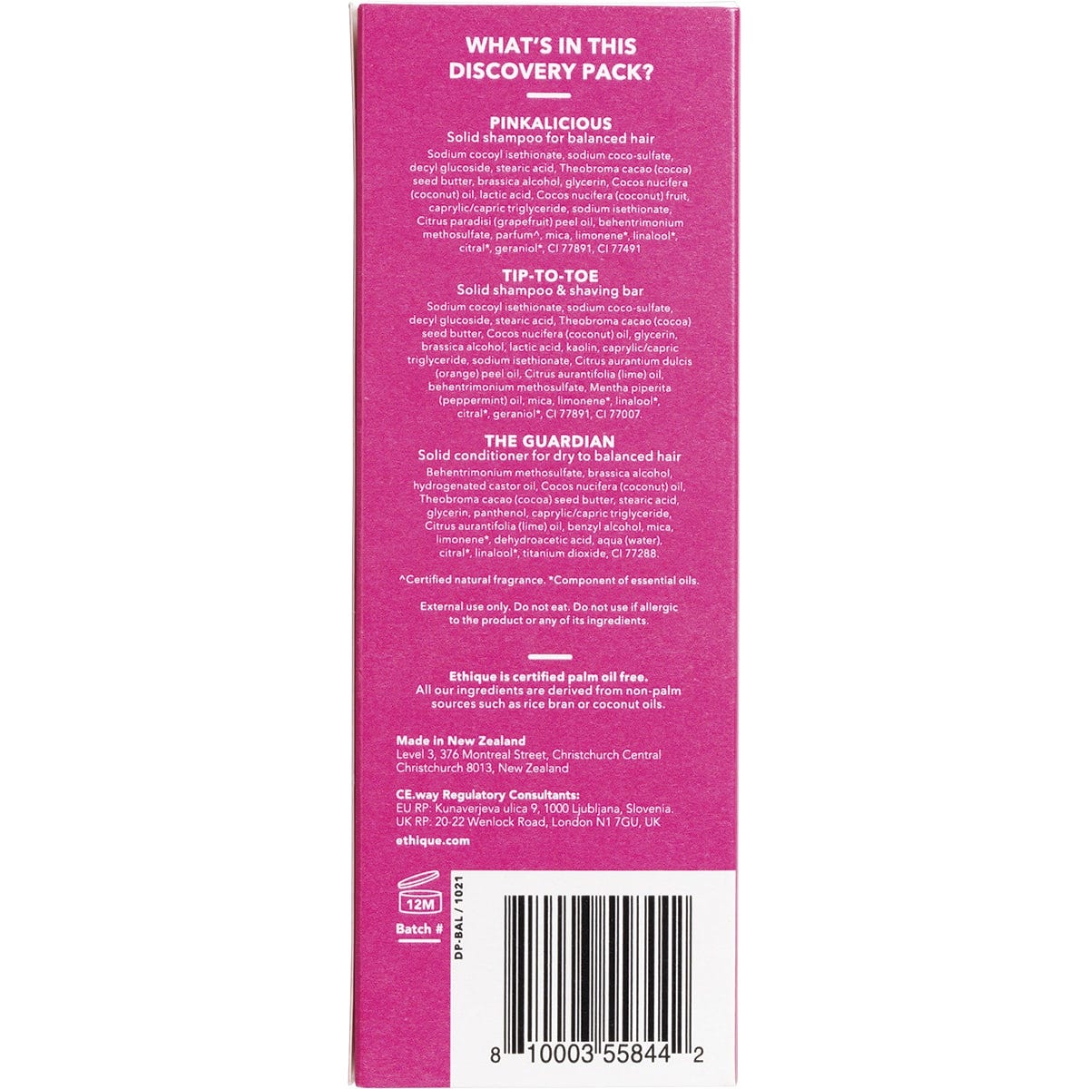 Ethique Discovery Pack 3x Minis for Balanced Hair