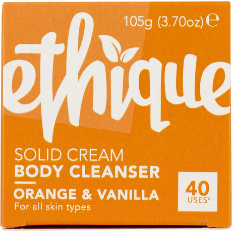 ETHIQUE Solid Cream Body Cleanser Orange & Vanilla