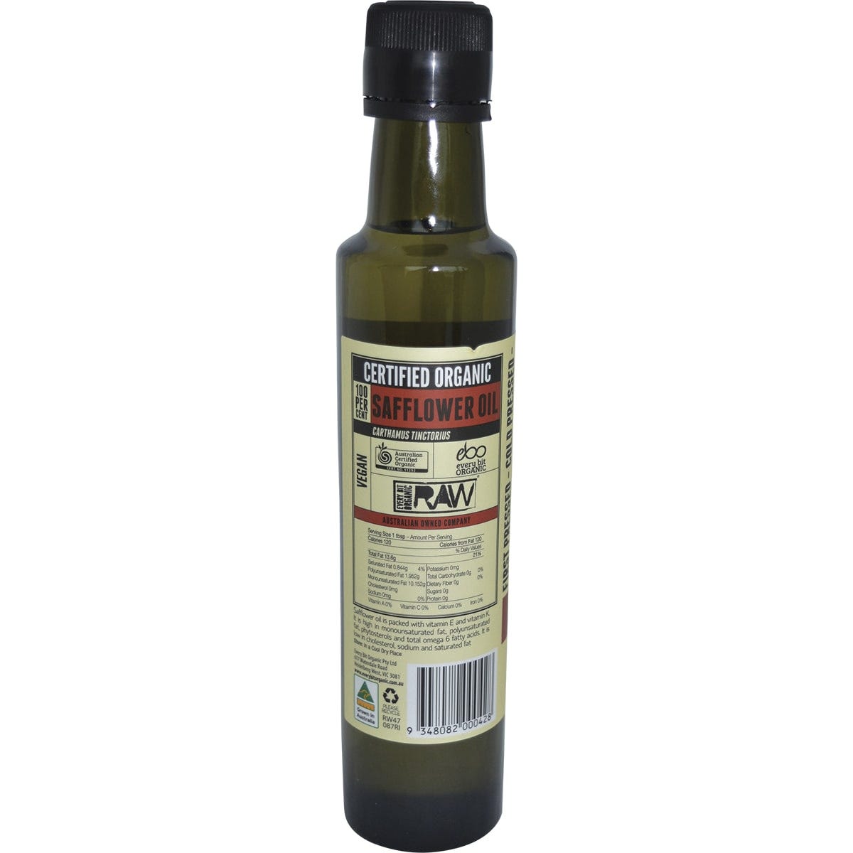 Every Bit Organic Raw Safflower Oil